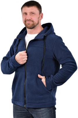 Толстовка «КУР 749» флис темно-синий